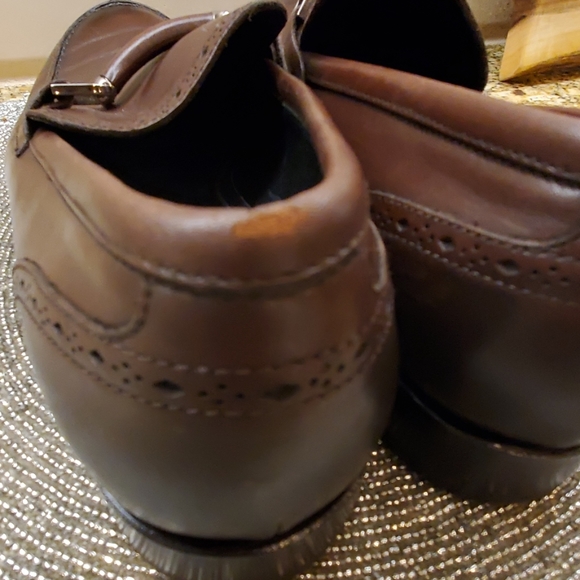 SOLD!! ERMENEGILDO ZEGNA Brown Loafers - Size 6 1/2 - Picture 6 of 8